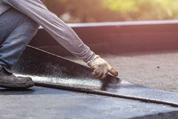 Professional Crawl Space Encapsulation technician working in Hymera, IN
